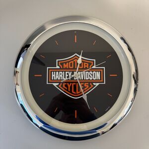 Harley Davidson Wall Clock-Realistic Motorcycle Sounds on the Hour